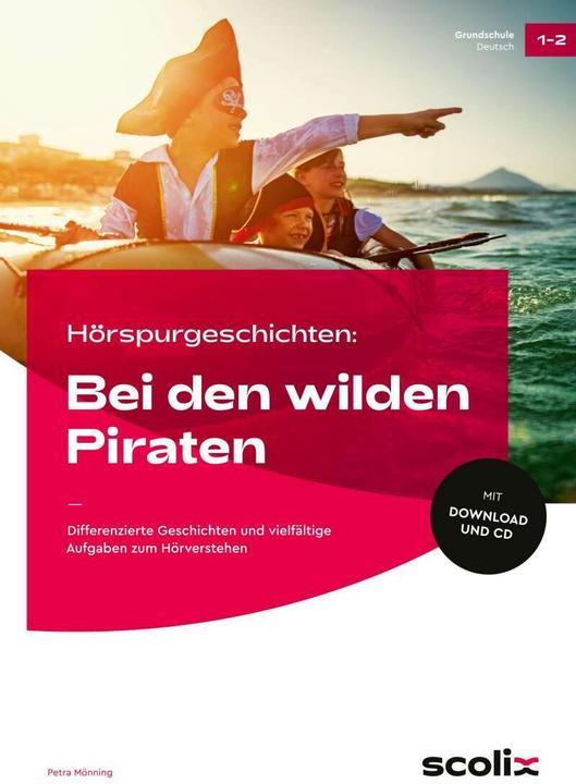 Produktbild Hörspurgeschichten: Bei den wilden Piraten (Deutsch, Petra Mönning, 2021)