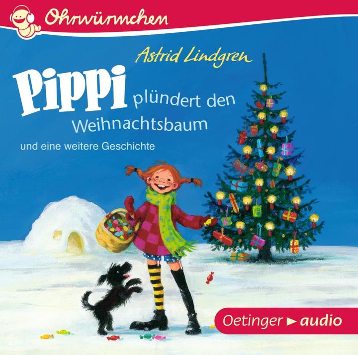 Immagine prodotto Pippi saccheggia l'albero di Natale (Astrid Lindgren, Kay Poppe, Angelica Carrozzeria, Frank Gustavo, Tedesco)
