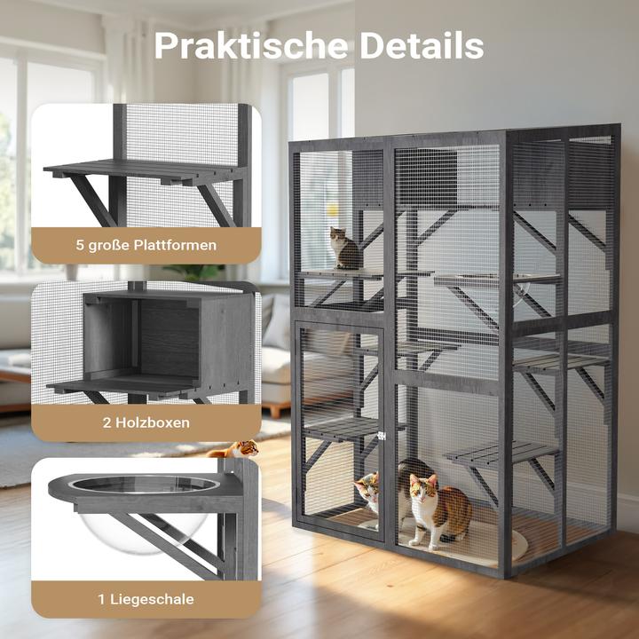 Produktbild Wiltec Katzenfreigehege
