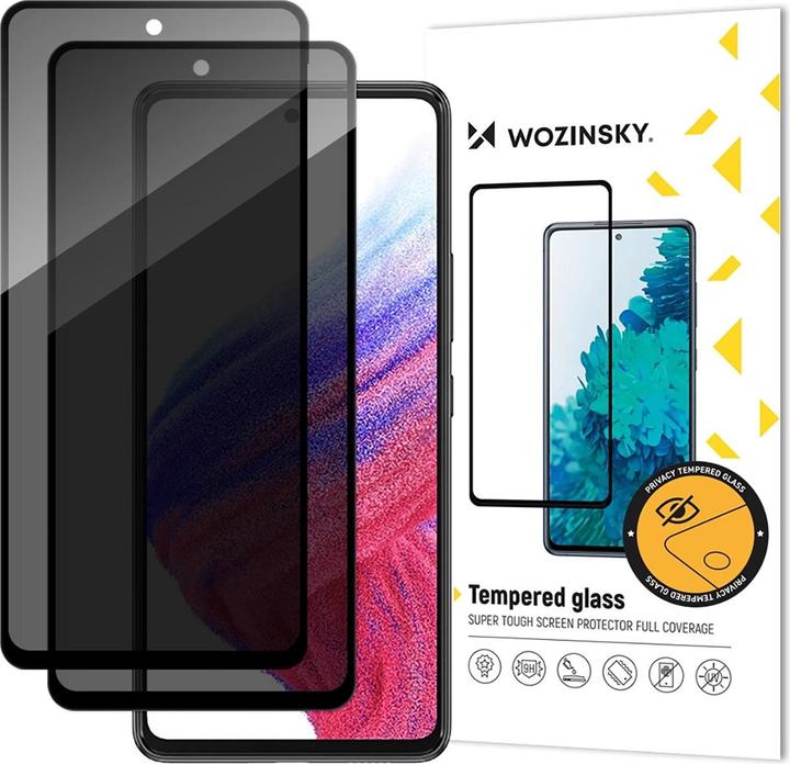 Produktbild Wozinsky Privacy Glass Sichtschutz-Panzerglas für Xiaomi 15, 2er-Pack (2 Stück, Xiaomi 15)
