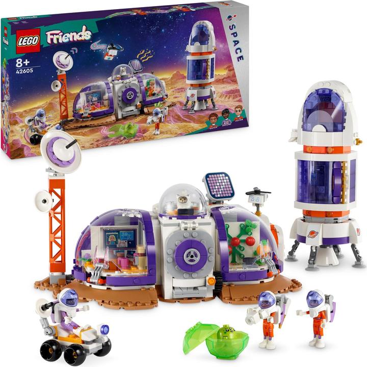 Produktbild LEGO Mars-Raumbasis mit Rakete (42605, LEGO Friends)