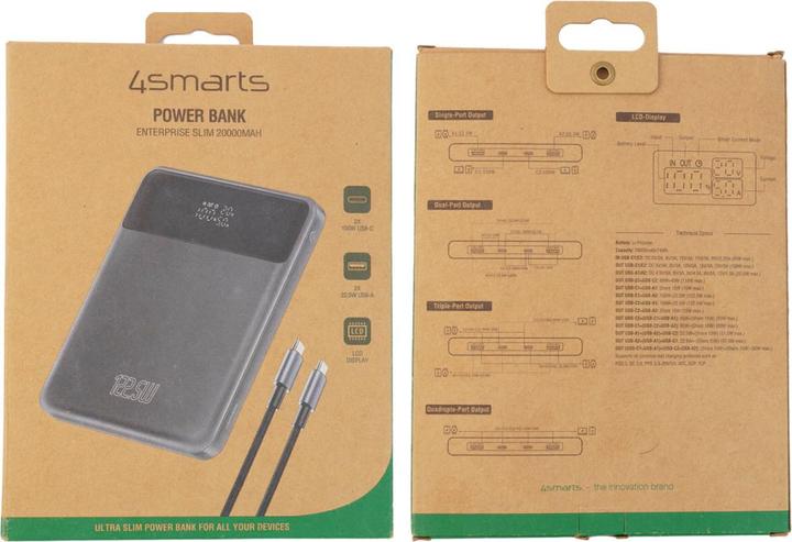 Produktbild 4smarts Enterprise Slim (20000 mAh, 122.50 W, 74 Wh)