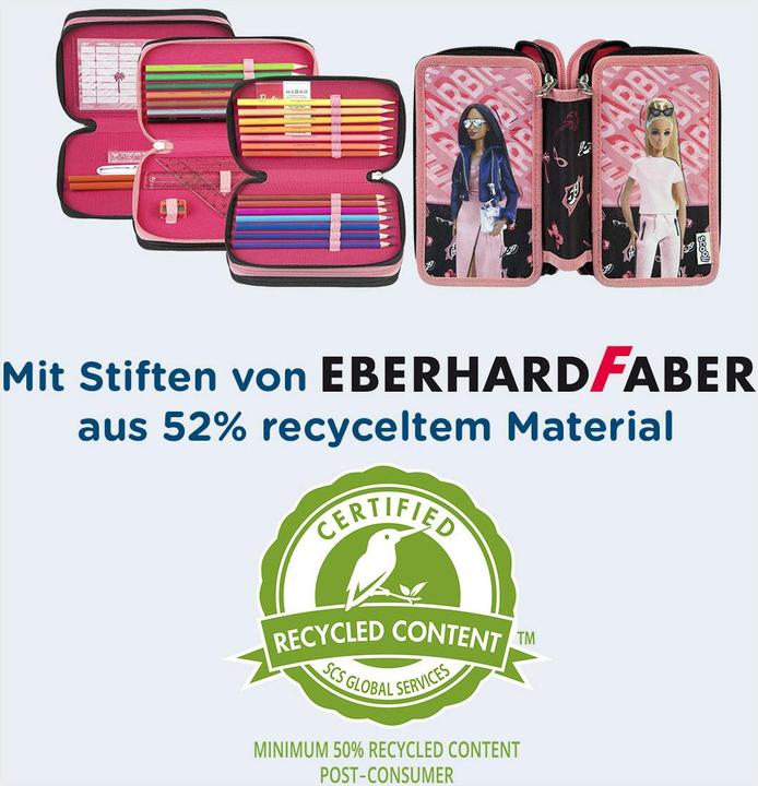 Produktbild Scooli Etui Trippledecker Barbie