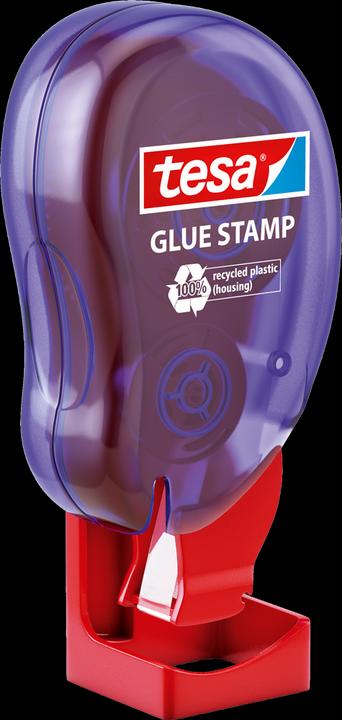 Actual product image tesa Adhesive stamp ecoLogo, double-sided adhesive pads for quick gluing of paper, cardboard & photos