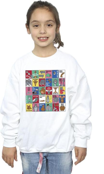 Produktbild Tom & Jerry Grid Squares Sweatshirt Mädchen (128)