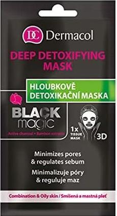 Produktbild Dermacol Deep Detox Ifying Mask)ack Magic (Deep Detox Ifying Mask) 15 Ml (15 ml)