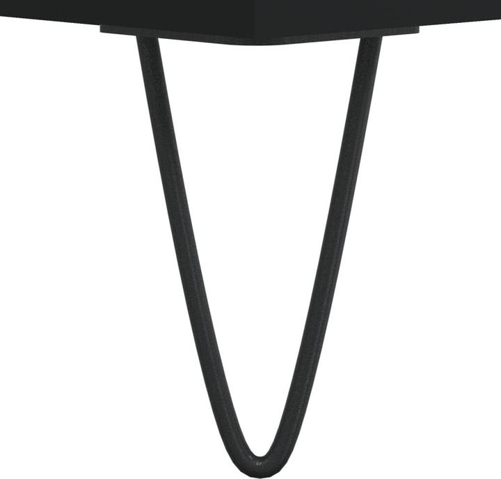 Immagine prodotto VidaXL Plattenschrank Schwarz 84,5x38x89 cm Holzwerkstoff, Farbe