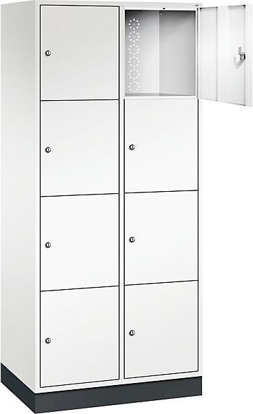 Image du produit C+P INTRO Armoire à casiers verrouillables en acier, hauteur des casiers 435 mm