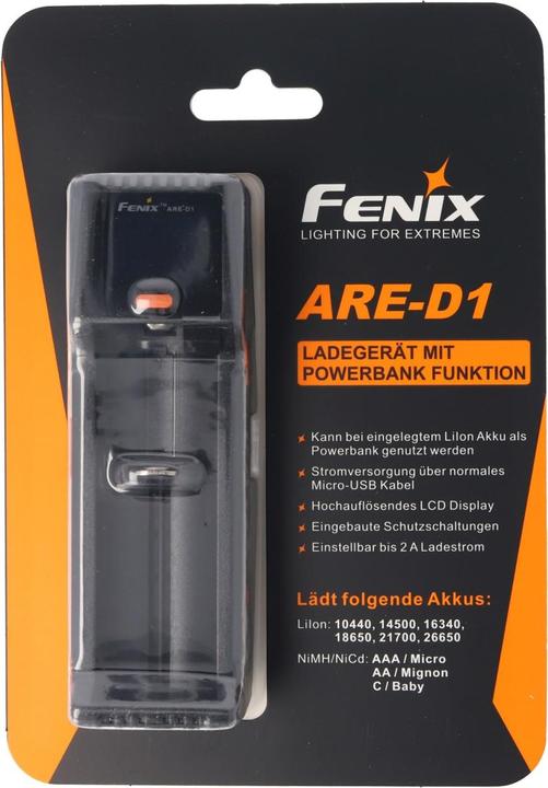 Produktbild Fenix ARE-D1 (1 Stk., Ladegerät ohne Akku)