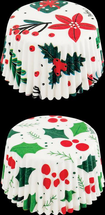 Image du produit Decora Moules à pâtisserie en papier X-Mas Meilleurs voeux 36 pièces ø 5x3.2 cm (5 cm)