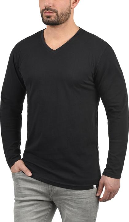 Immagine prodotto Solid Beda Maglia Maglie A Maniche Lunghe Da Uomo Con Collo A V (XXL)