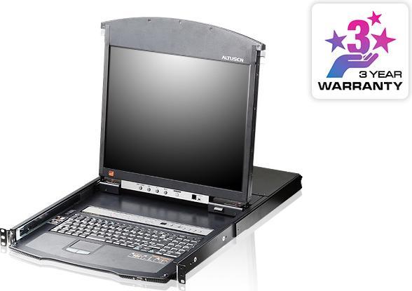 Immagine prodotto Aten KL1516AiM ALTUSEN 19" console con interruttore KVM, 16 vie, 43,18 cm