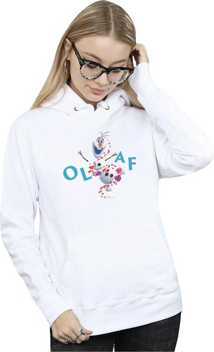 Actual product image Disney Womens/Ladies Frozen 2 Olaf Leaf Jump Hoodie (L)