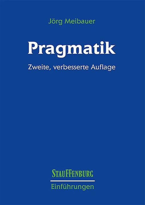 Image du produit Pragmatik (Allemand, Jörg Meibauer, 2008)