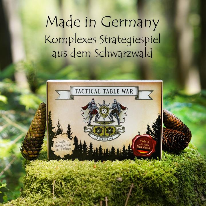 Actual product image Tactical Table War The strategic base-building tabletop board game from the Black Forest (German)