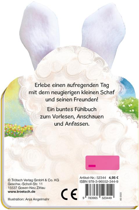 Immagine prodotto Il libro per bambini "La piccola pecora" con orecchie di peluche (Tedesco)