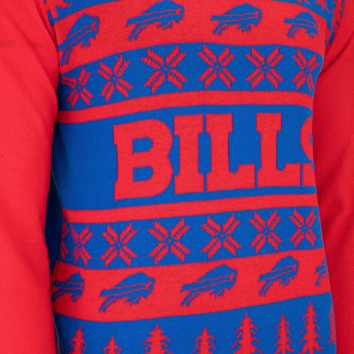 Actual product image Foco NFL Ugly Sweater XMAS Knit Sweater Buffalo Bills - S (S)