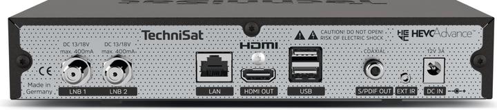 Produktbild TechniSat Technibox UHD S international UHD Sat-Receiver mit TwinTuner (Twin DVB-S2, CI+-Schacht)