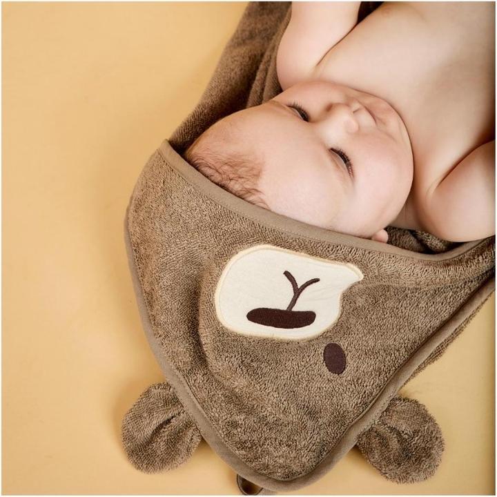 Productafbeelding Nuuroo Aki overdekte babyhanddoek - Cobblestone