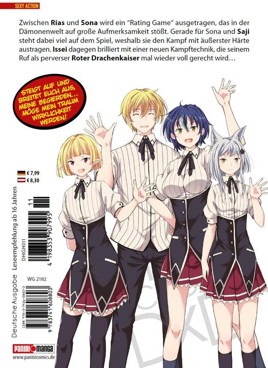 Immagine prodotto Panini HighSchool DxD (Tedesco, Hiroji Mishima, Ichiei Ishibumi, Zero Miyama, 2018)