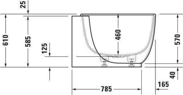 Produktbild Duravit Whirlwanne LUV 1850x950mm Ecke re 2 RS weiss Air-System (2 Pers.)