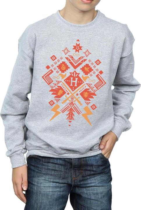Image du produit - Sweat CHRISTMAS FAIR ISLE - Garçon (140, 146)