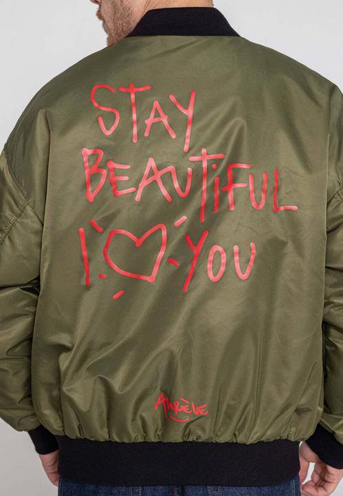 Produktbild Bombers Original Bomberjacke Stay Beautiful M Bomberjacke (M)