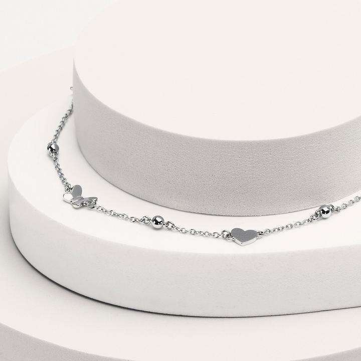 Produktbild Morellato Romantic steel bracelet Passioni SAUN37 (19 cm, Edelstahl)