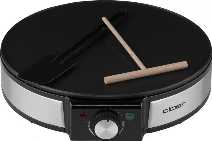 Actual product image Cloer 6630 Crepe maker 2 crepe(s), stainless steel