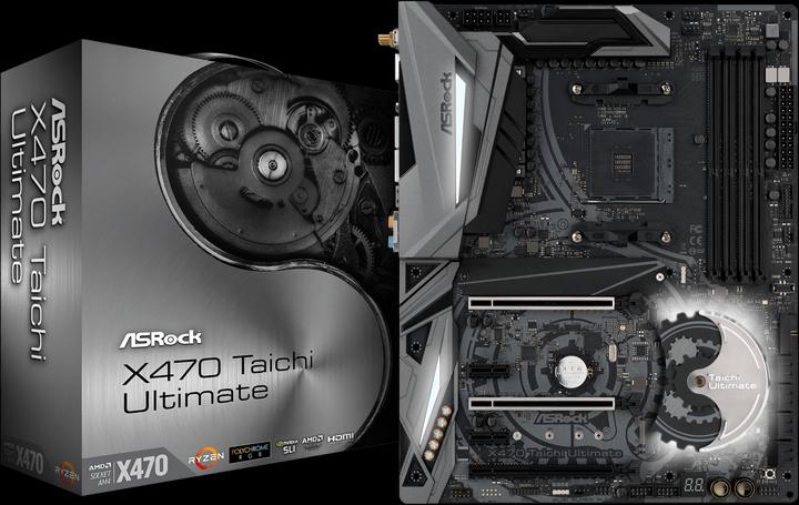 Produktbild AsRock X470 Taichi Ultimate (AM4, AMD X470, ATX)