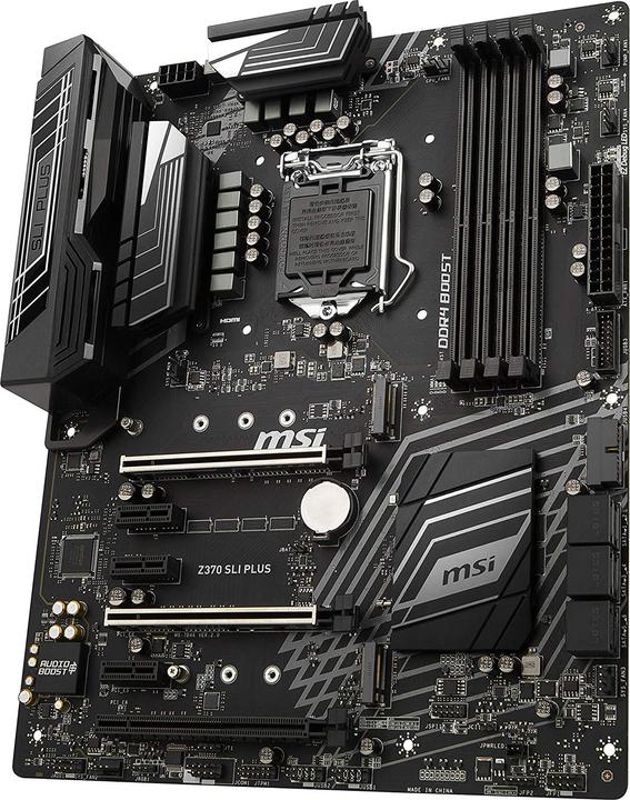 Actual product image MSI Z370 SLI Plus (LGA 1151, Intel Z370, ATX)