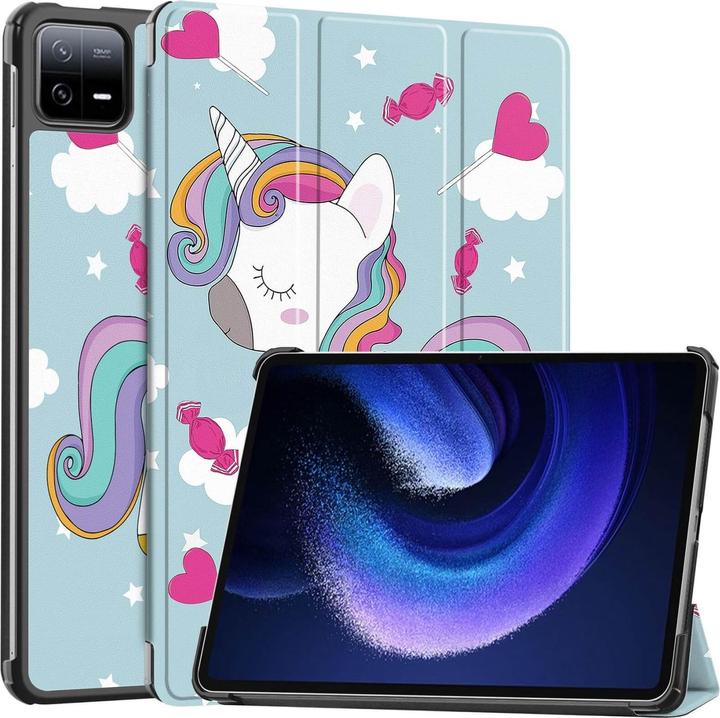 Cover-Discount Xiaomi Pad 6 - Tri-fold Smart Case Einhorn (Xiaomi Pad 6)