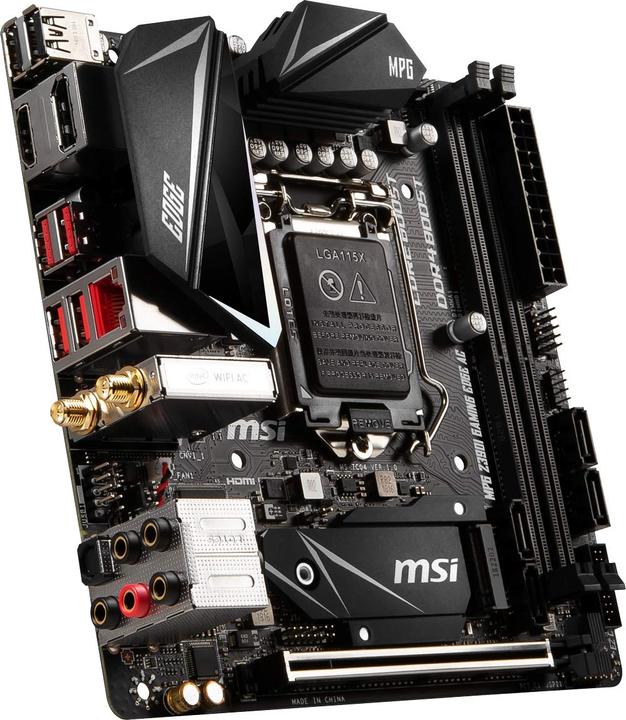 Produktbild MSI MPG Z390I Gaming Edge AC (LGA 1151, Intel Z390, Mini-ITX)