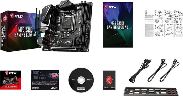 Produktbild MSI MPG Z390I Gaming Edge AC (LGA 1151, Intel Z390, Mini-ITX)