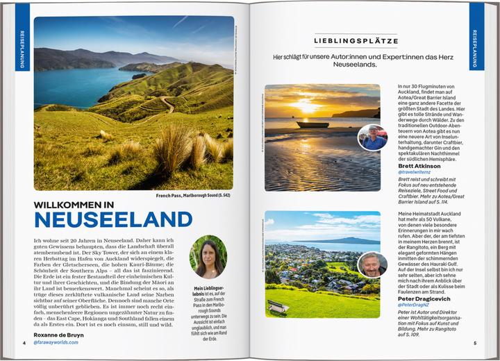 Produktbild Reiseführer Neuseeland (Deutsch, Catherine Le Nevez, Peter Dragicevich, Craig McLachlan, Brett Atkinson, Rawinia Parata, Nicole Mudgway, Elen Turner, 2023)