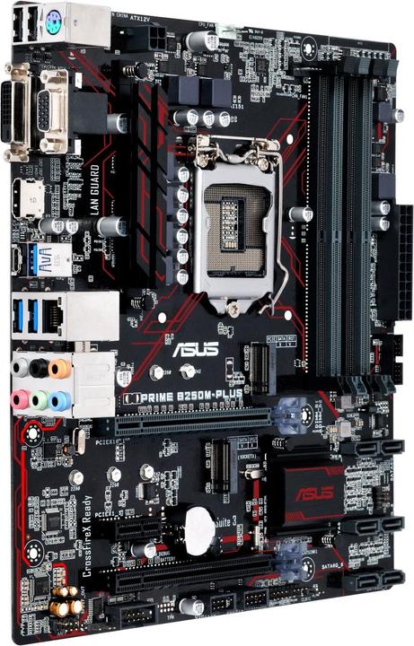 Actual product image ASUS Prime B250M-Plus (LGA 1151, Intel B250, mATX)