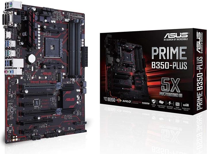 Produktbild ASUS Prime B350-Plus (AM4, AMD B350, ATX)