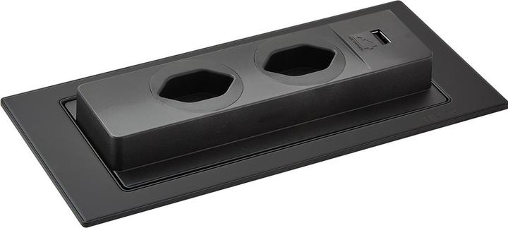 Actual product image Evoline BackFlip, schwarz matt, 10A