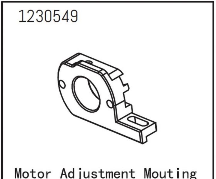 Actual product image Absima Motor Adjustment Mounting