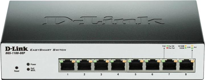 Actual product image D-Link Dgs-1100-08p (8 Ports)