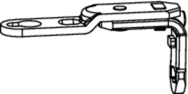 Produktbild Maco MM Drehbandarm AS/PVC/DTuni für Dreh-Kippbandstulp 120 kg, silber (202271)