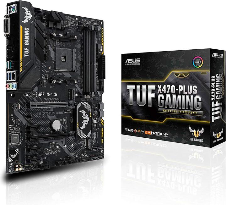 Produktbild ASUS TUF X470-Plus Gaming (AM4, AMD X470, ATX)
