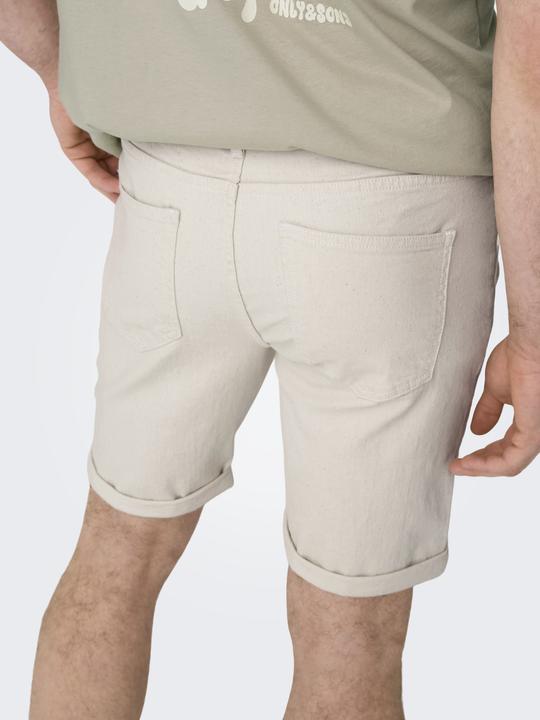 Image du produit Only & Sons ONSPLY Mittlere Taille Normal geschnitten Shorts Jeans-Shorts (XXL)