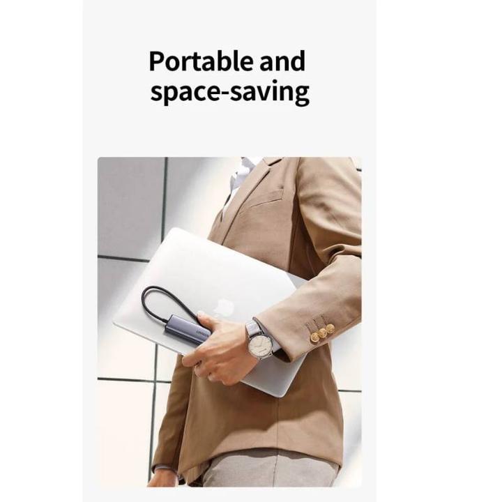 Immagine prodotto Ugreen Gigabit Ethernet Adapter Hub mit USB PD (USB-C, 4 Porti)
