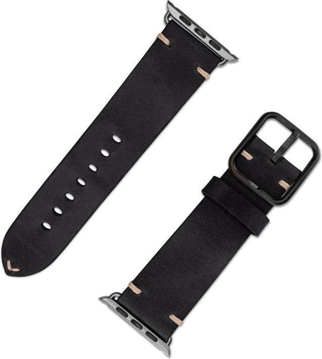 Produktbild JT Berlin Apple Watch 42 / 44mm - Alex Vintage schwarz (42 mm, 44 mm, Echtleder, Apple Watch Series 1, Apple Watch Series 2, Apple Watch Series 3, Apple Watch Series 4, Apple Watch Series 5, Apple Watch Series 6, Apple Watch SE)