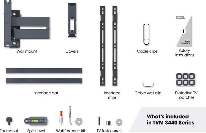 Produktbild Vogels TVM 3445 (Wand, 65", 25 kg)