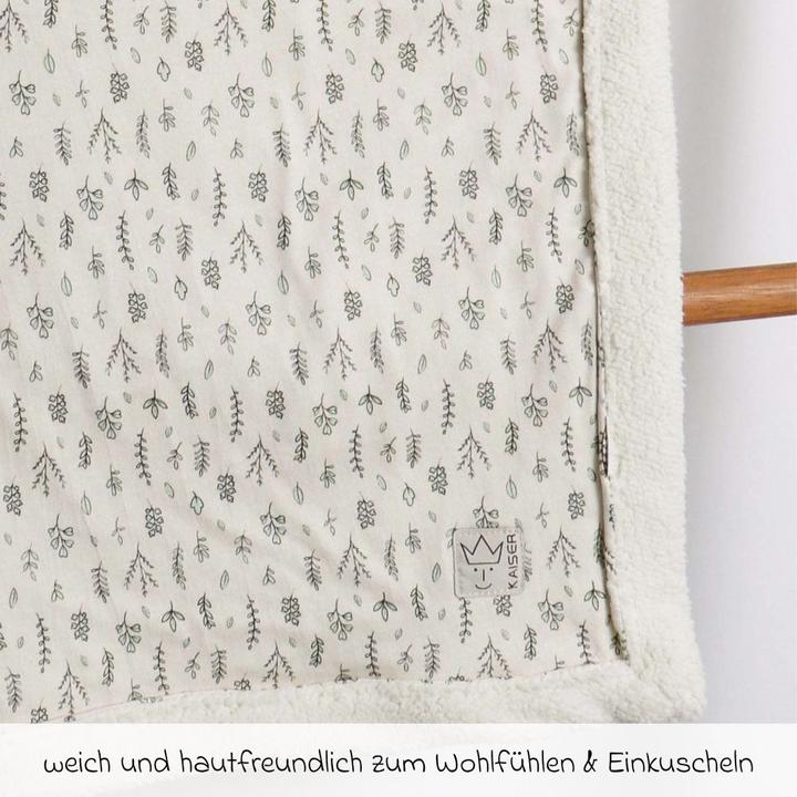 Produktbild Kaiser Kuscheldecken Babydecke Winter Jersey - Leave (75 x 100 cm)