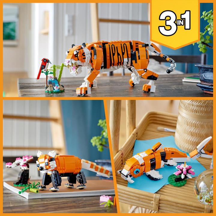 Produktbild LEGO Majestätischer Tiger (31129, LEGO Creator 3-in-1)
