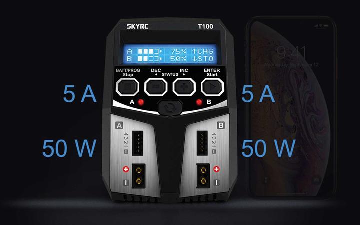 Produktbild SkyRC Dual-Ladegerät T100