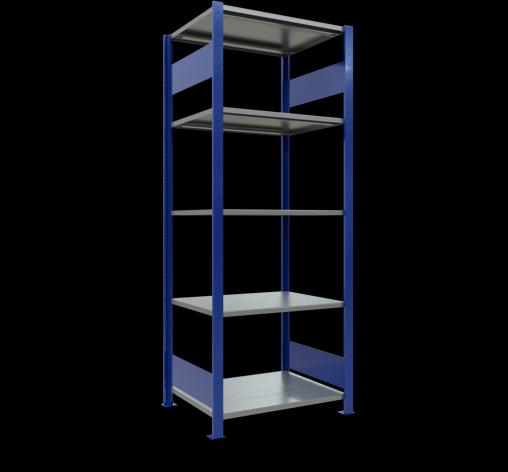Immagine prodotto Schulte Lagertechnik Sistema di scaffalature di base senza viti MULTIplus150 con ripiani di lunghezza